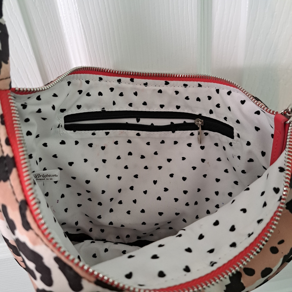 Brighton Love Leopard Print Swing Bag - Picture 6 of 8